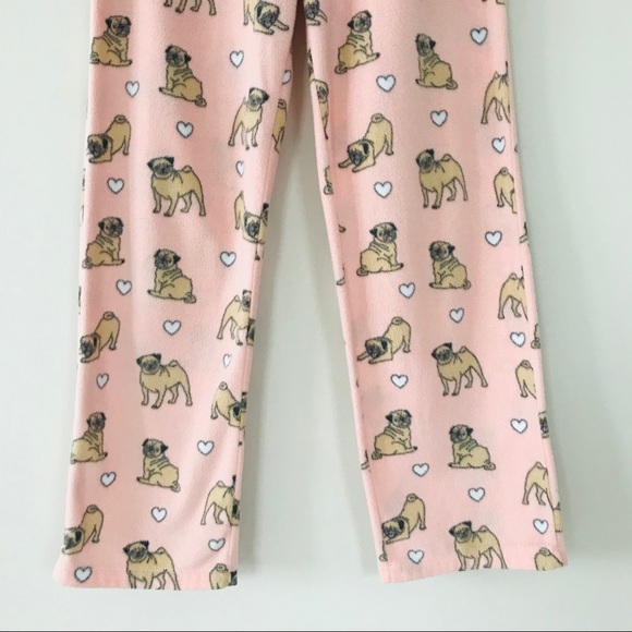 PJ Salvage Printed Flannel Pajama Set Pink L - Picture 13 of 16